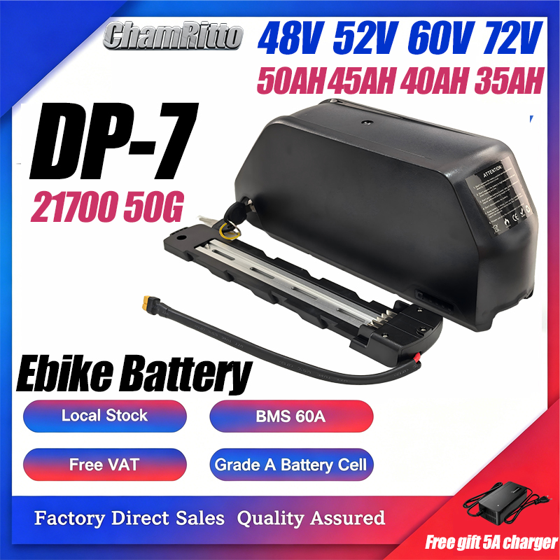 Ebike Conversion Kit 72V 3000W - Baterai sepeda listrik 36v 48v 52v