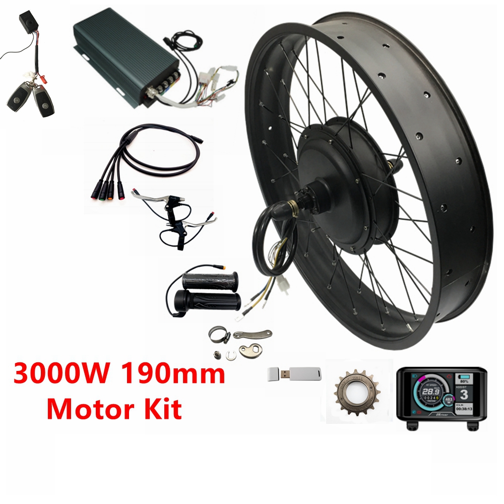 Ebike Conversion Kit 72V 3000W - Kit Konversi Sepeda Listrik NBP 20/24/26x4.0