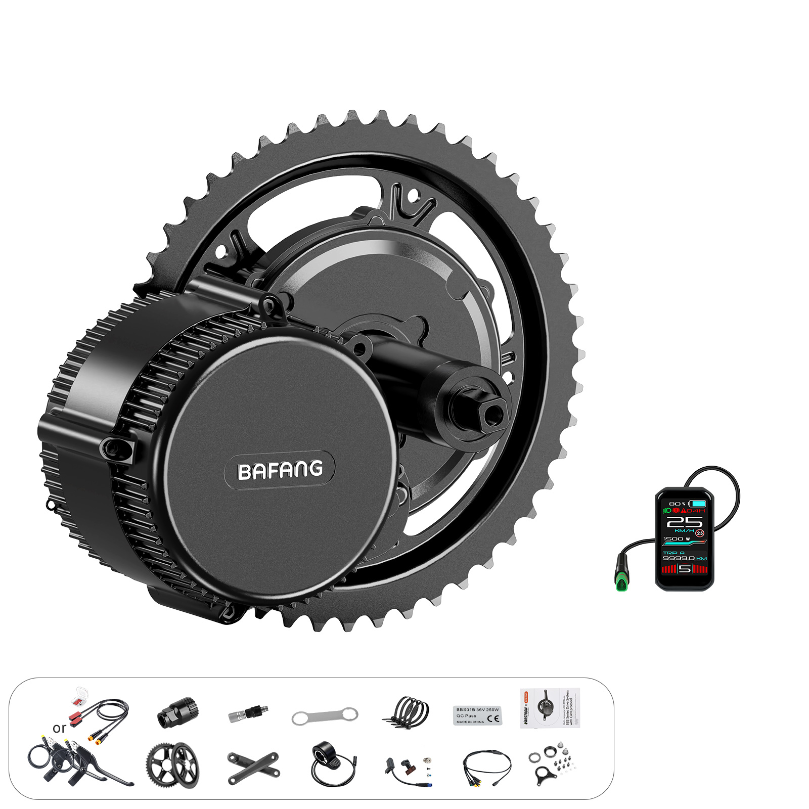 Kit Motor Penggerak Tengah Baf - Bafang Bbs02B 48V 750W Mid Drive Kit ulasan dan harga