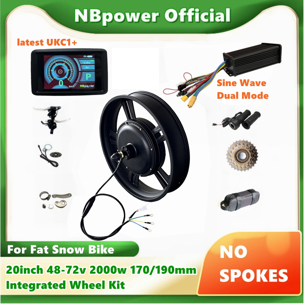 NBP Kit konversi sepeda listri - 72V 5000W Hub Motor Kit ulasan dan harga