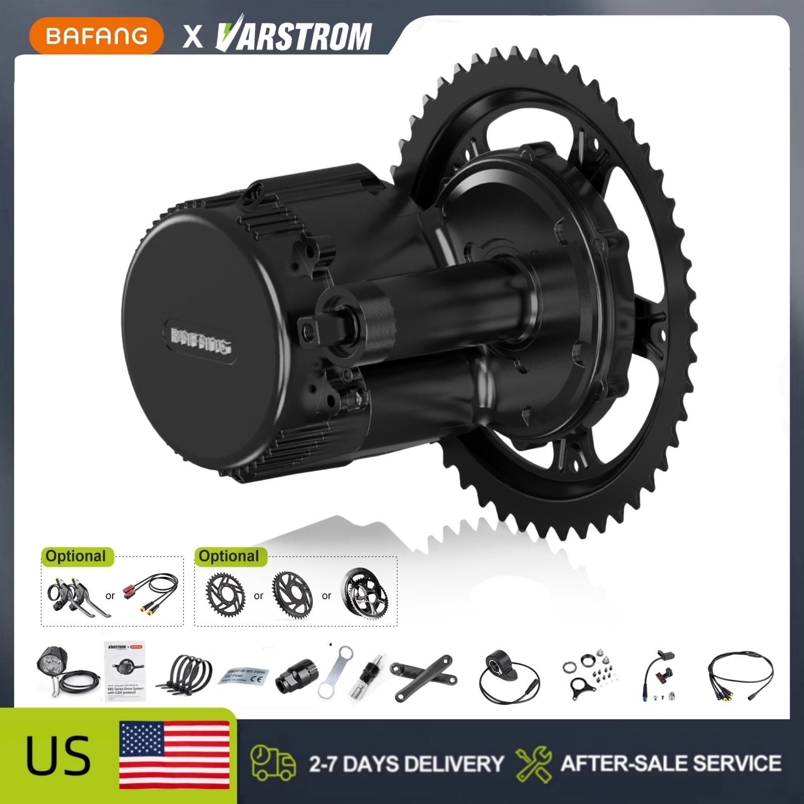 Set Motor Penggerak Tengah BAF - Bafang Bbs02B 48V 750W Mid Drive Kit ulasan dan harga