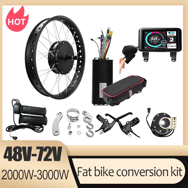 Kit Konversi Motor Sepeda Salj - Ebike Conversion Kit 72V 3000W ulasan dan harga