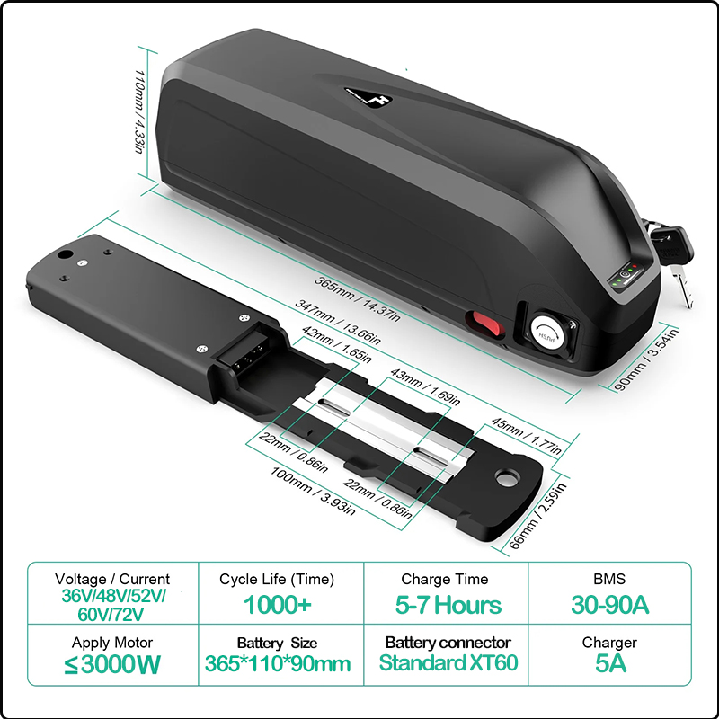 Baterai ebike 72v 3000w 60ah b - Electric Bicycle Battery 72V 30Ah ulasan dan harga