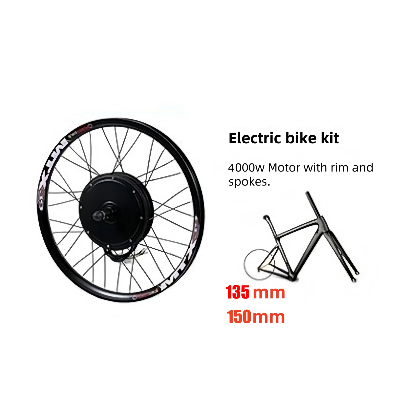Roda Belakang Sepeda Listrik M - Ebike Conversion Kit 72V 3000W ulasan dan harga