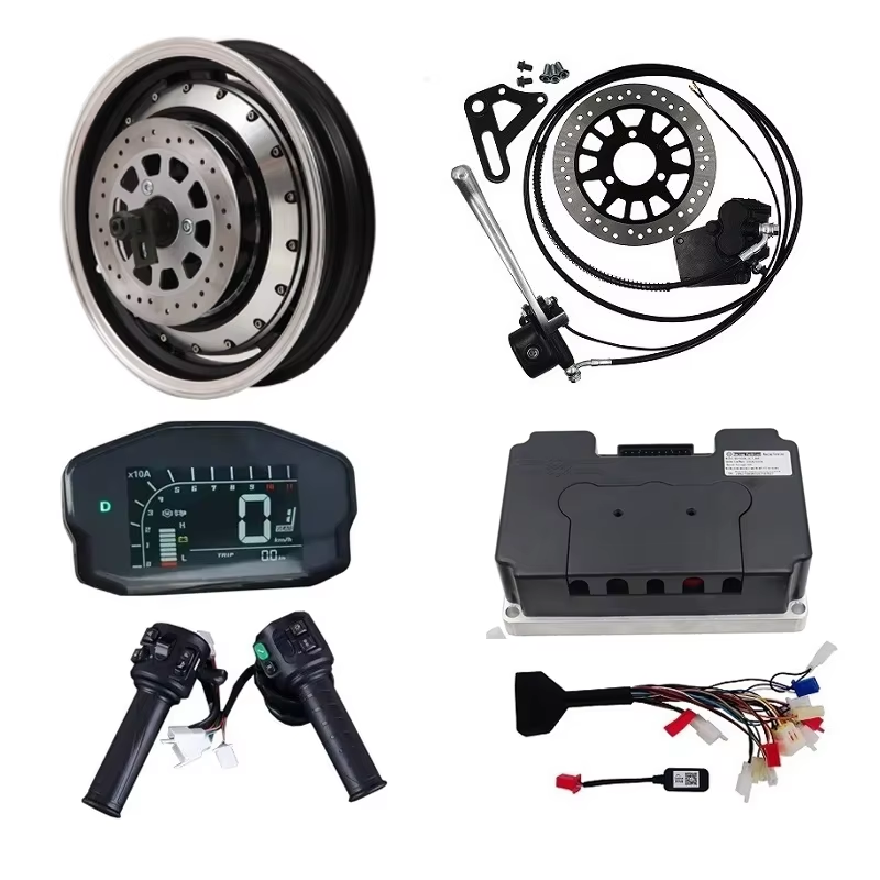 QSMOTOR 5000W 72V 14 Inci Kit  - 72V 5000W Hub Motor Kit ulasan dan harga