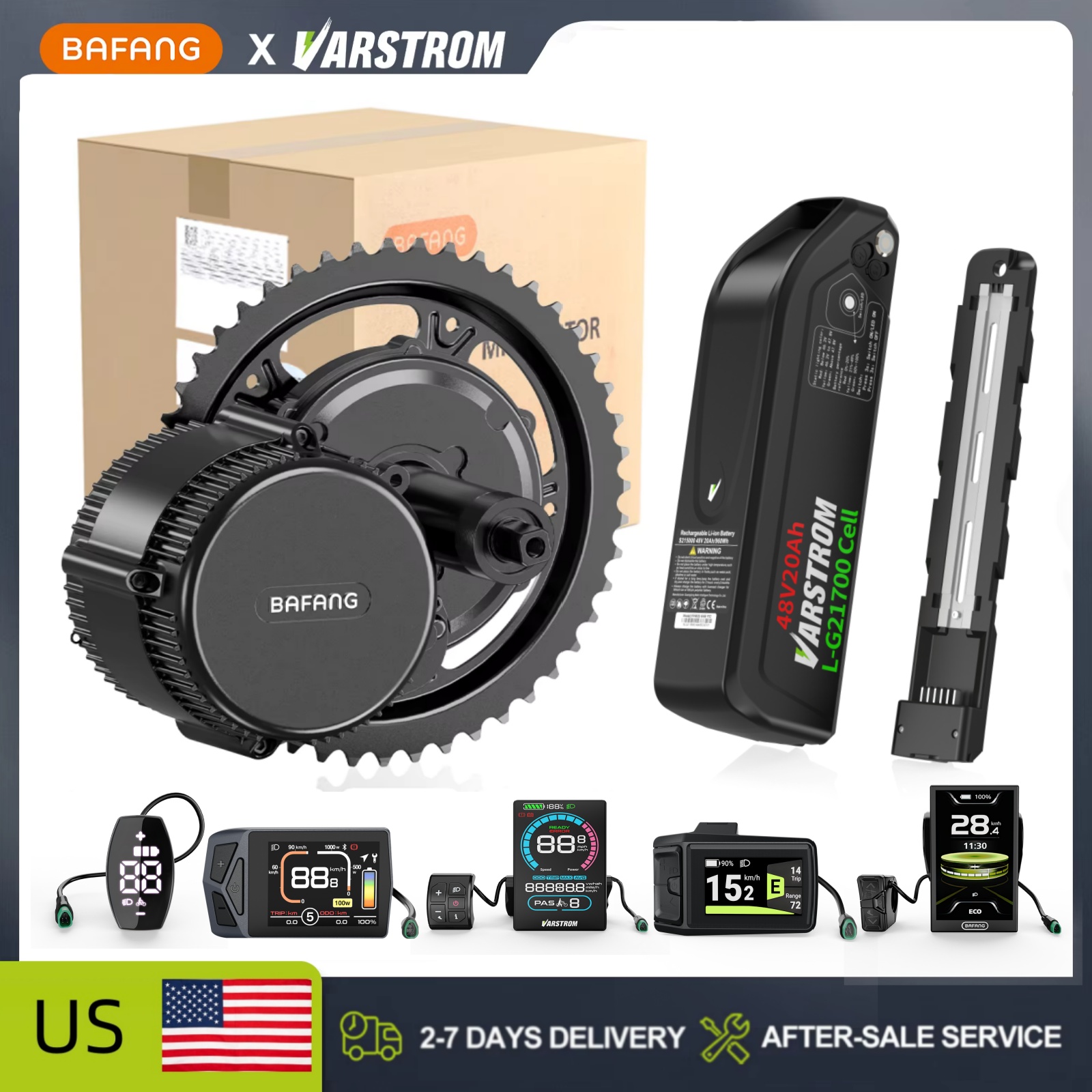[Stok AS] Kit Konversi Sepeda  - Bafang Bbshd 1000W Conversion Kit ulasan dan harga