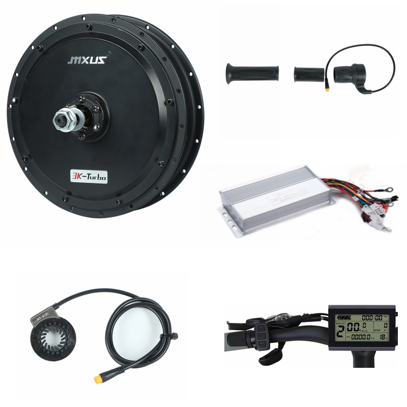 Kit sepeda listrik sepeda Mxus - 72V 5000W Hub Motor Kit ulasan dan harga