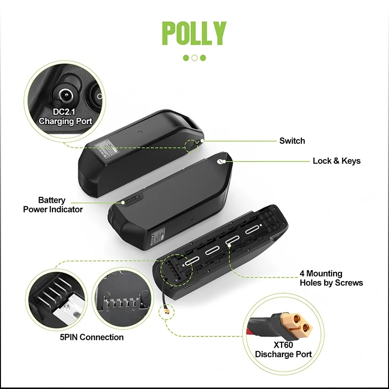 Baterai Polly DP7 untuk Sepeda - Electric Bicycle Battery 72V 30Ah ulasan dan harga